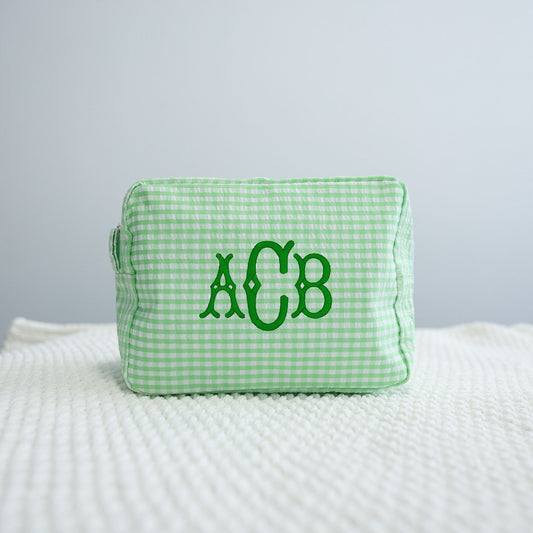 Custom Gingham Pouch