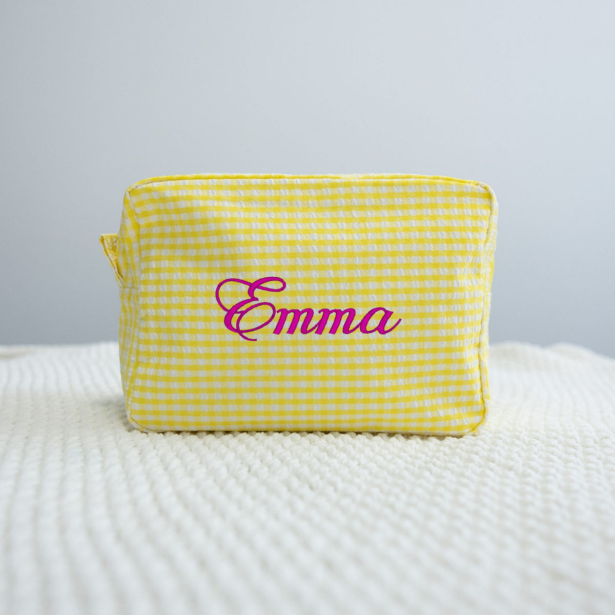 Custom Gingham Pouch