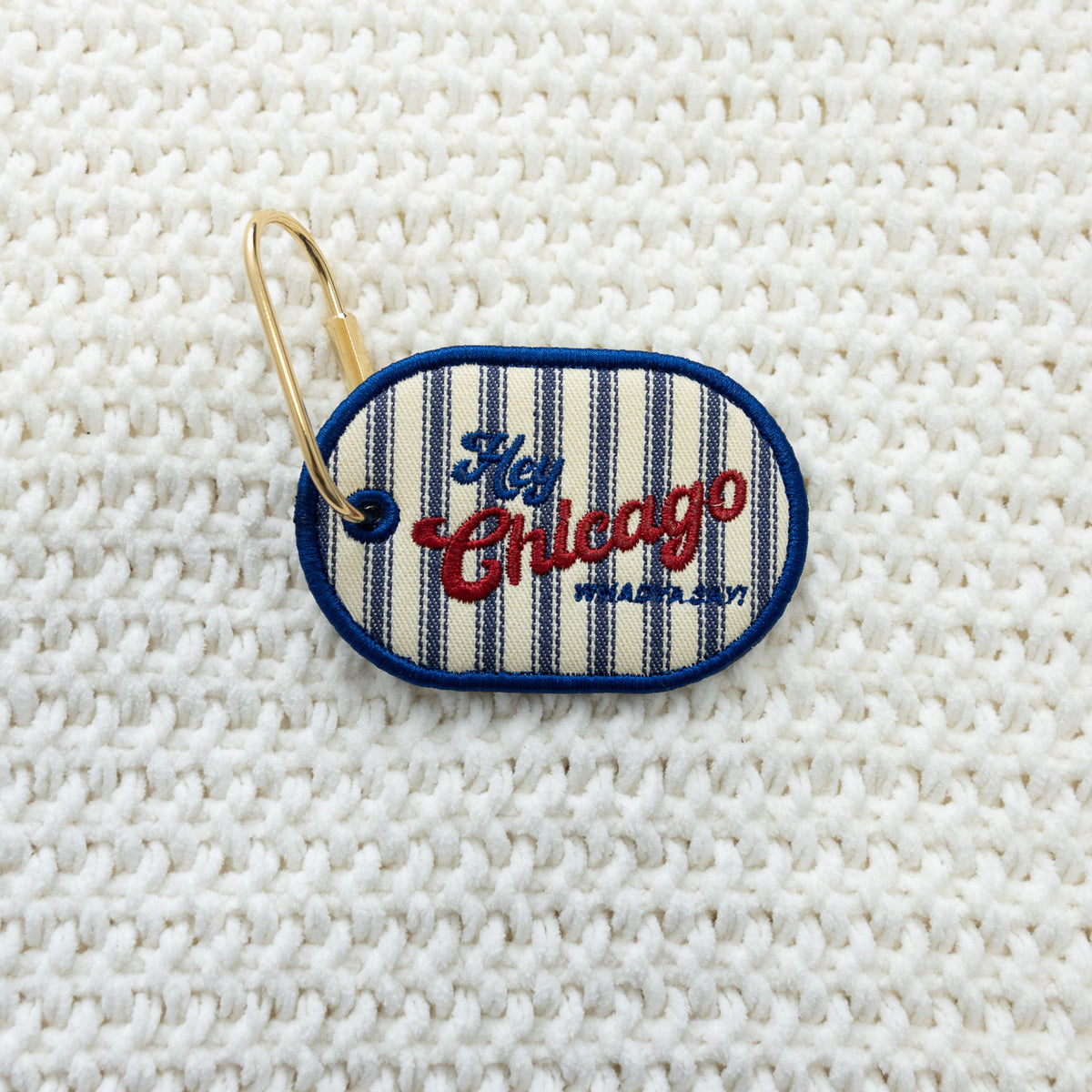 Chicago Bag Tag Keychain