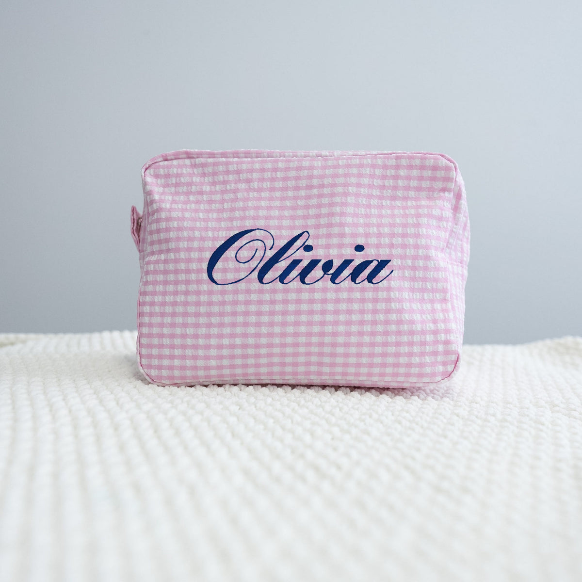 Custom Gingham Pouch